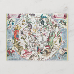 Map of the Southern Hemisphere 2 Postcard