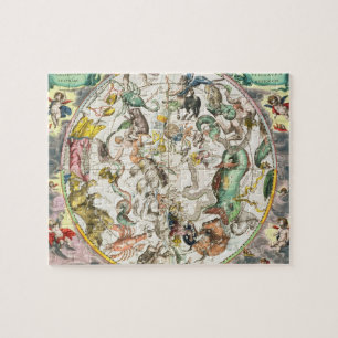 Map of the Southern Hemisphere, from 'The Celestia Jigsaw Puzzle