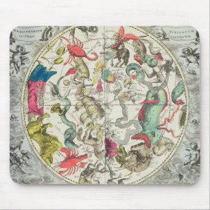 Map of the Southern Hemisphere Mouse Pad