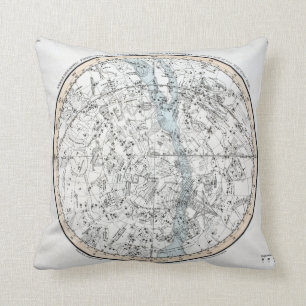 Map of The Southern Hemisphere Plate XXVIII Cushion