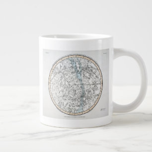 Map of The Southern Hemisphere Plate XXVIII Large Coffee Mug