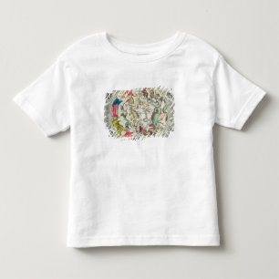 Map of the Southern Hemisphere Toddler T-Shirt