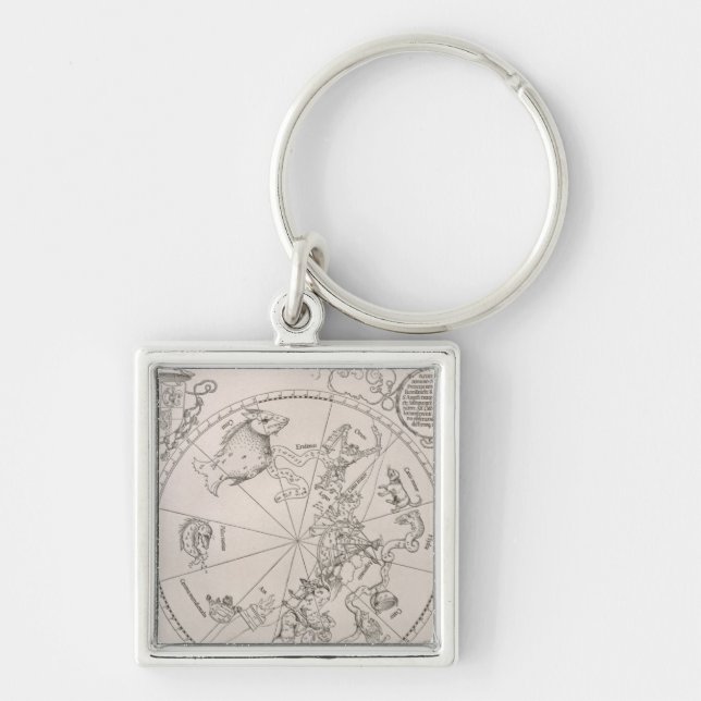 Map of the Southern Sky Key Ring (Front)