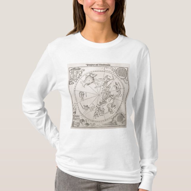 Map of the Southern Sky T-Shirt (Front)