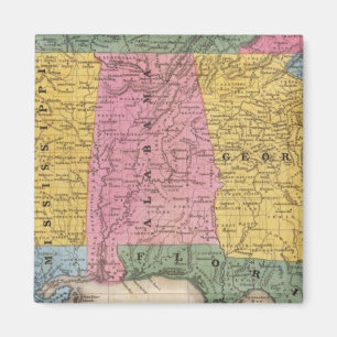 Map of the Southern States Magnet