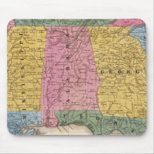 Map of the Southern States Mouse Pad