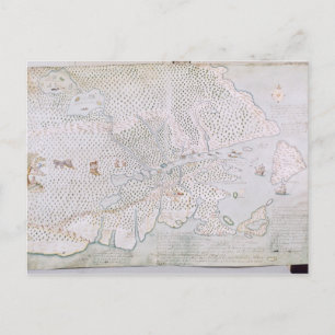 Map of the St. Lawrence Estuary 2 Postcard