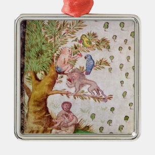 Map of the St. Lawrence Estuary Metal Tree Decoration