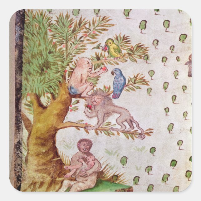 Map of the St. Lawrence Estuary Square Sticker (Front)