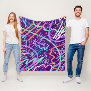 Map of the Stars Fleece Blanket