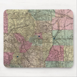 Map of the State of Colorado Mouse Pad