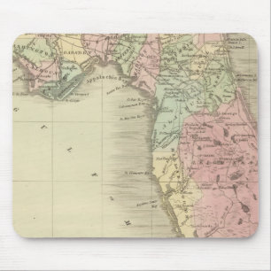 Map of the State of Florida Mouse Pad