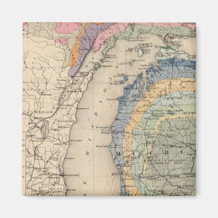 Map of the State of Michigan Magnet