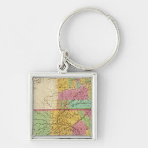 Map of the State of Missouri Key Ring