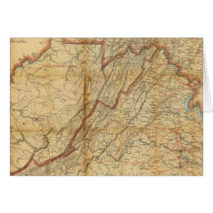 Map of the state of Virginia