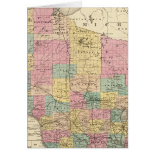 Map of the State of Wisconsin