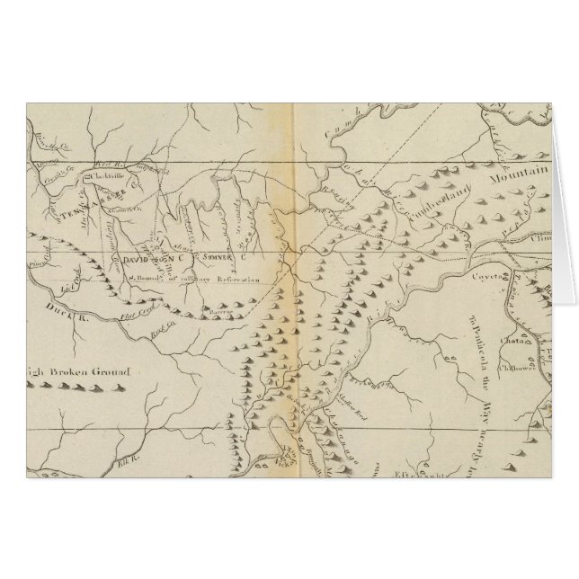 Map of The Tennessee (Front Horizontal)