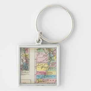 Map of the Territory of Utah Key Ring
