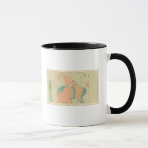 Map Of The Uinkaret Plateau Mug