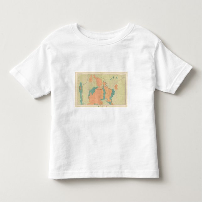 Map Of The Uinkaret Plateau Toddler T-Shirt (Front)
