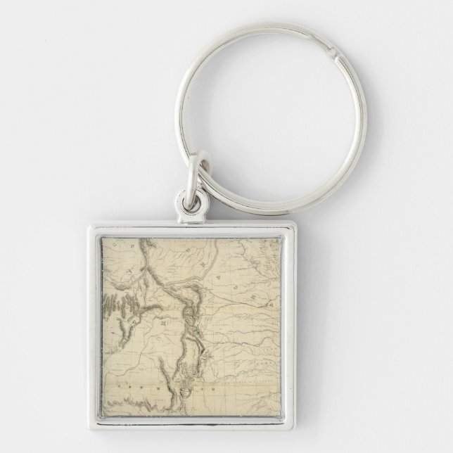 Map Of The United States 2 Key Ring (Front)