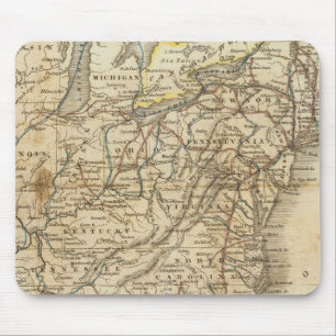 Map Of The United States 3 Mouse Pad