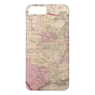 Map of the United States 5 iPhone 8 Plus/7 Plus Case