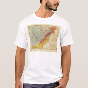 Map of the United States of America 4 T-Shirt