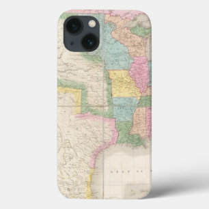 Map of the United States Of North America iPhone 13 Case