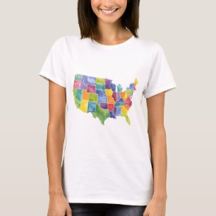 Map of the United States T-Shirt