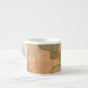 Map of The United States with George Washington Espresso Cup