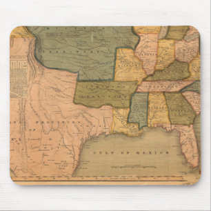 Map of The United States with George Washington Mouse Pad