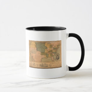 Map of The United States with George Washington Mug