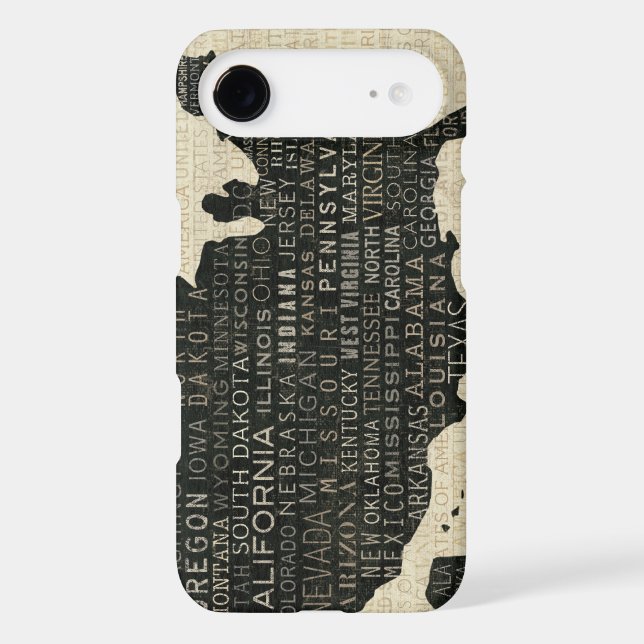 Map of the USA Case-Mate Samsung Galaxy Case (Back)