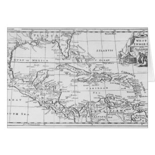 Map of the West Indies