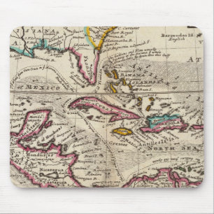 Map of the West Indies, Mexico or New Spain Mouse Pad