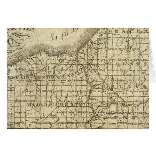 Map of The Western Reserve (Front Horizontal)