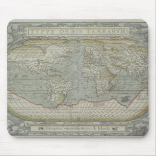 Map of the World 12 Mouse Pad
