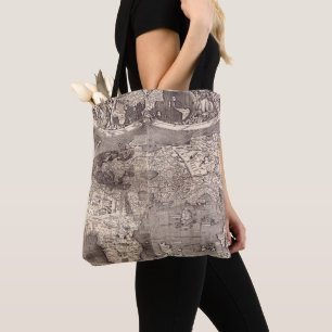Map of the World   1507 Tote Bag