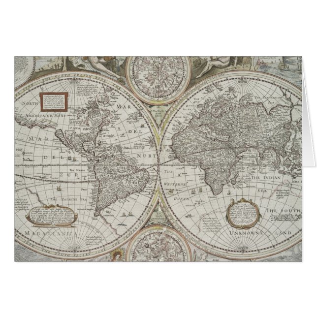 Map of the World | 1676 (Front Horizontal)