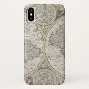 Map of the World   1676 iPhone X Case