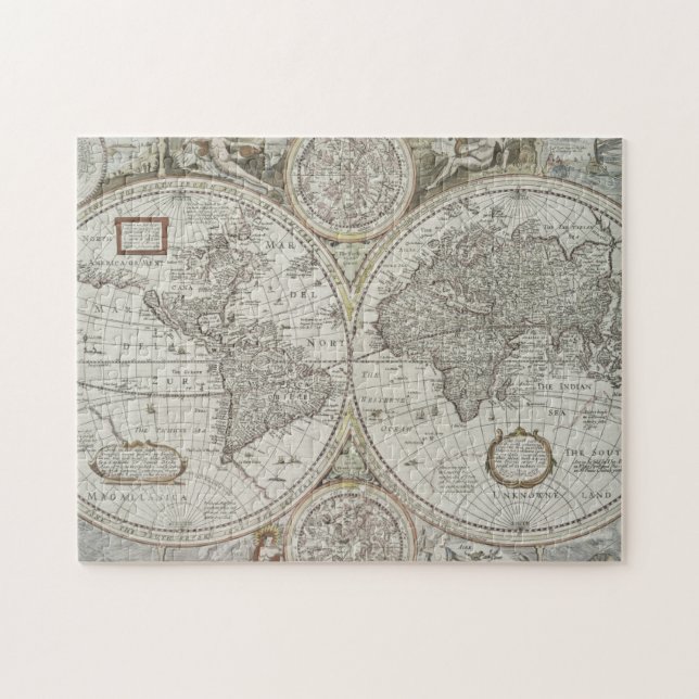 Map of the World | 1676 Jigsaw Puzzle (Horizontal)