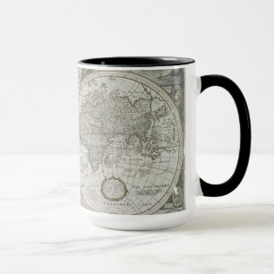 Map of the World   1676 Mug