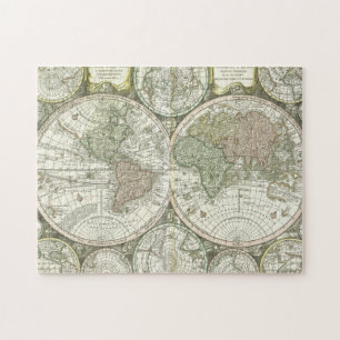Map of the World 1744 Jigsaw Puzzle