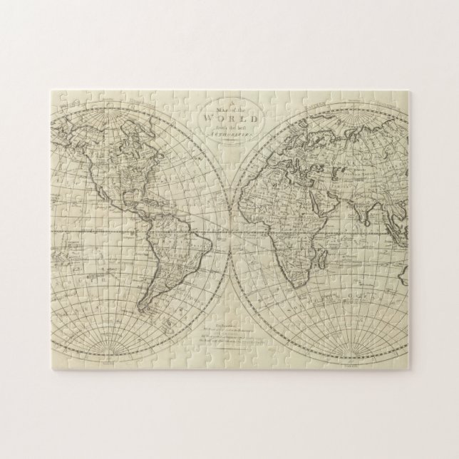 Map of the World 2 2 Jigsaw Puzzle (Horizontal)
