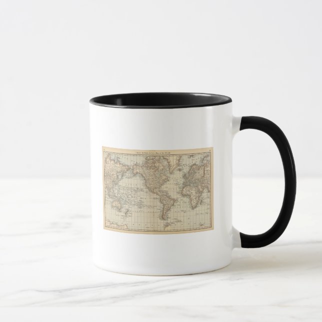 Map of the World 3 Mug (Right)