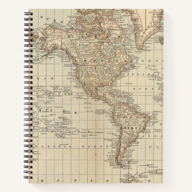 Map of the World 3 Notebook (Front)
