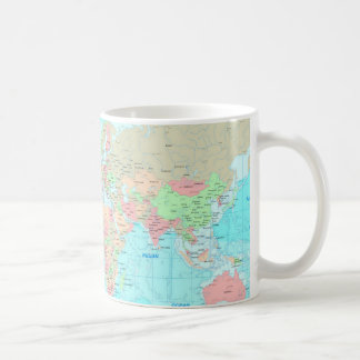 Map Of The World Mug Map of the world basic white mug