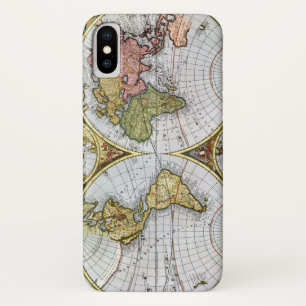 Map of the World iPhone X Case