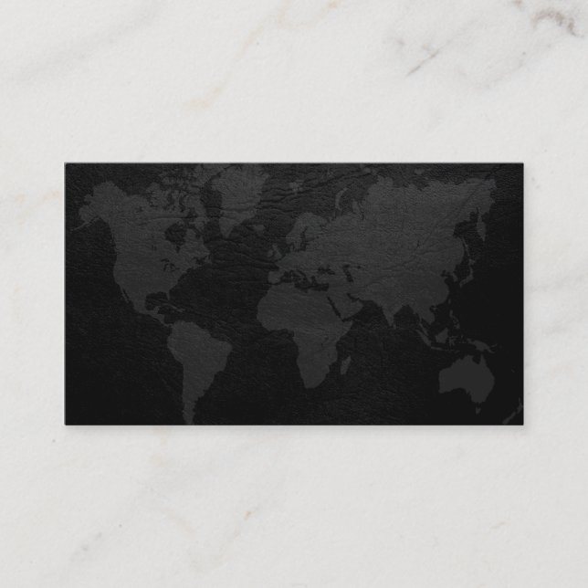 Map of the World | Executive Business Card (Front)